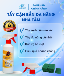 Chai tẩy cặn bẩn đa năng nhà tắm