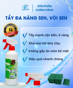 Chai tẩy đa năng, vòi sen