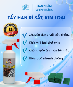 Chai tẩy han rỉ sắt, kim loại