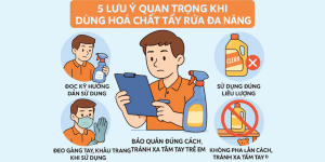 5 lưu ý quan trọng khi sử dụng hóa chất tẩy rửa đa năng